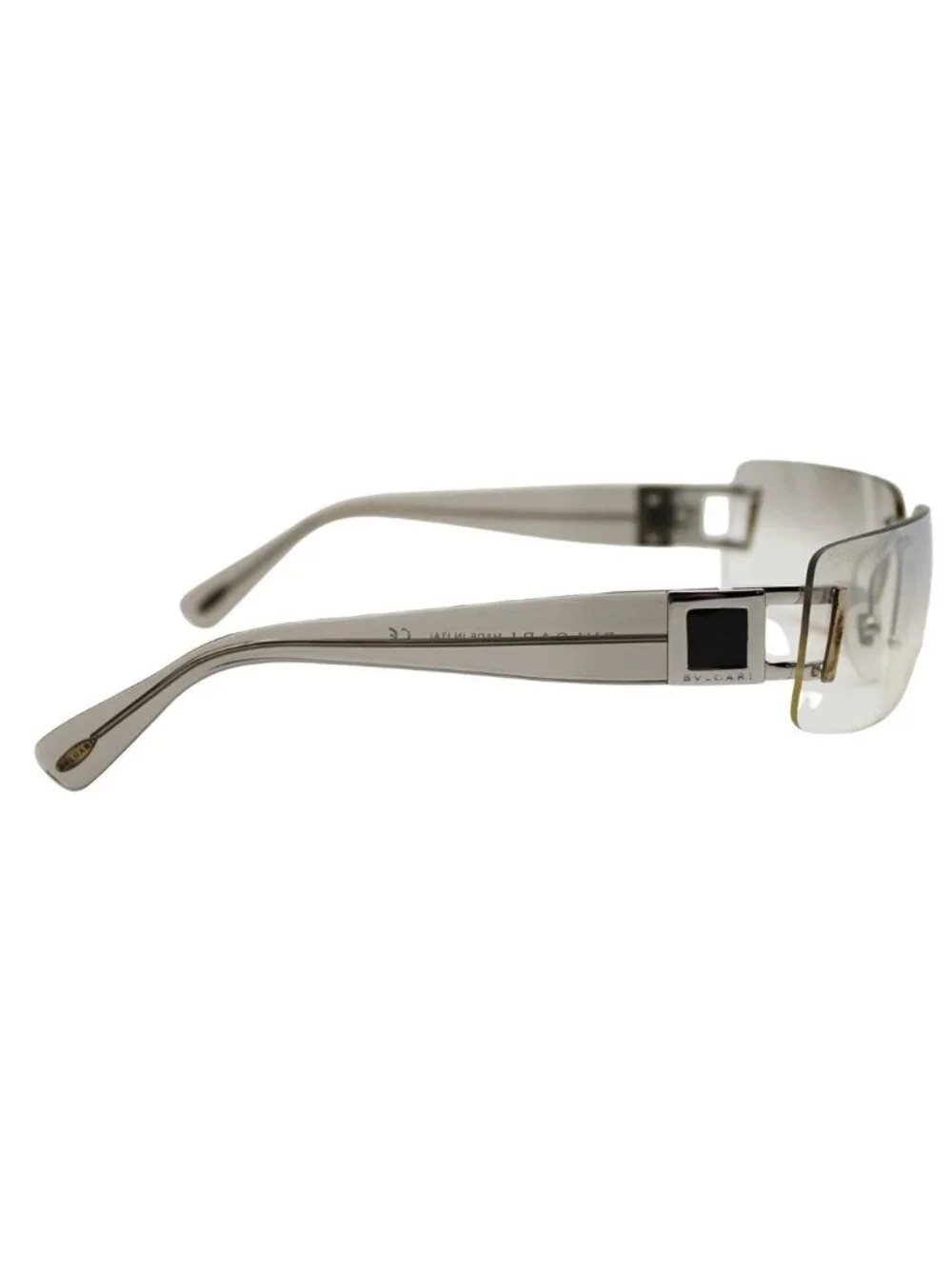 Bvlgari Sunglasses Gray 626 Clear Skeleton Eyewear